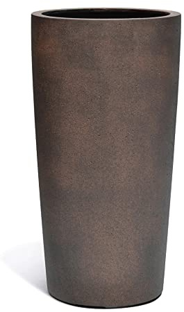 Eschbach® Pflanzkübel HIGH Conus 90 Rost Braun Rund XL * 47 x 47 x 90 cm * 10 Jahre Garantie
