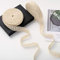 ToBeIT spitzenband Baumwolle Spitze Durchmesser ca. 2.5cm- spitzenband Dekoband Zierband Spitzenstoff Spitzenborte für Nähen Handwerk Hochzeit Deko Scrapbooking Geschenkbox (beige/20meter 0.53)