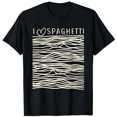 Pasta Cocina Italiana I Love Spaghetti & Pasta Camiseta