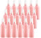 TIANZD 24 Pieces Empty 100 ml Pink PET Plastic Fine Mist Pump Spray Bottles with Clear Top Portable Sprayer for Perfume Water Cosmetic Travel Containers Refillable, 2x Funnel