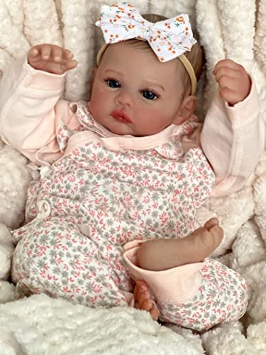 MAIHAO Reborn Babys mädchen silikon Puppe lebensechte 50cm Puppen wie echtes Toddler babypuppen realistische Dolls Junge günstig 20zoll