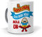 mundohuevo Taza Regalo Original Dia del Padre. El Super Papá Que Bebe aquí Mola un Huevo. Cerámica AAA - 350 ml.