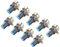 Potentiometer, linear, Drehpotentiometer, Werkzeug B1k 2k 5k 10k 20k 50k 100k 500k 1m 9 Stück für Multimedia für Verstärker für elektronische Geräte
