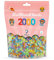 La Manuli Cuentas para Planchar con Brillantina 2000 piezas - Fuse Beads Midi 5mm - para DIY Manualidades Manualidad - Bolsa Reutilizable