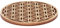 Fleur de Vie Haute Qualité en Bois pour Purification, Méditation, Décoration, sous Verre,Taille 10x10cm