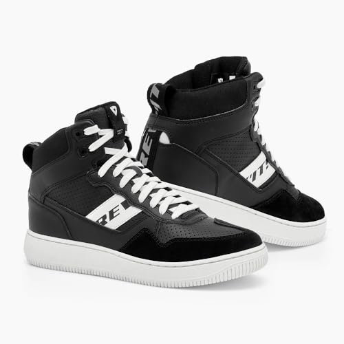 Revit Pacer Scarpe da moto, nero/bianco, 42