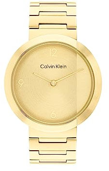 Calvin Klein Analog Quarzuhr Unisex Kollektion CK Eccentric mit Edelstahlarmband