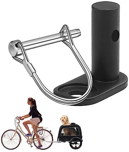 Fahrradanhänger Kupplung, Fahrrad Anhängevorrichtung, Fahrrad Anhänger Koppler, Anhängerkupplung Adapter Universal Traktionskopf Tragbar Fahrradanhänger,Für Kinderwagen Anhänger Kinderfahrrad (B)