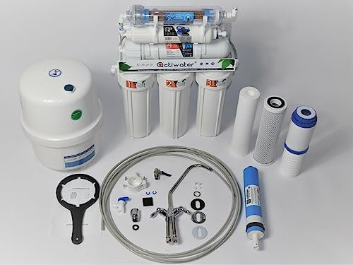 Actiwater 11 Stufen Umkehrosmose Anlage Membran AntiViren Bakterien Tank 8L