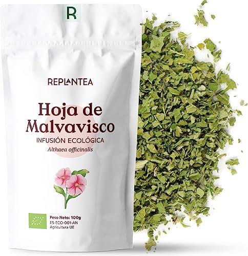 MALVAVISCO HOJAS INFUSIÓN Ecológica 100g (50 Tazas) | Hierba Cañamera Pura y Limpia REPLANTEA