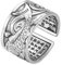 Miniblings Fisch japanisch Ring Fingerring Schriftzeichen Koi Silber - Origineller Modeschmuck I Fingerring mit Motiv I verstellbar one Size