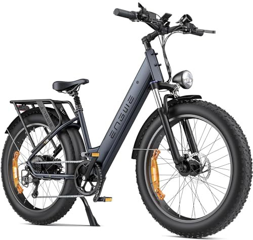 ENGWE Electric Bikes for Adults E26 ST Electric Bicycle 26 x4 Fat Wheels, 48V 16AH Battery, Urban Commuter Ebike, 7-Speed Hydraulic Disc Brake