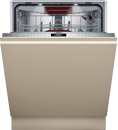 NEFF S157ZCX01E, N 70, Smarter Geschirrspüler Vollintegriert, 60 cm, Besteckschublade, Made in Germany, Zeolith-Trocknung, außerordentlich leise Spülmaschine, höhenverstellbarer Oberkorb, Aqua Stop