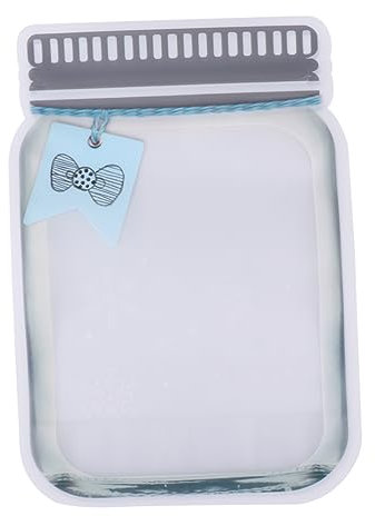 ABOOFAN 10pcs Portable Sealed Snack Bags for Travel Home Use Medium Mason Jar Style Food Storage Pouches for Organizing Tea Candy Jerky