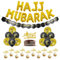 Hajj Mubarak Party Dekoration Folienballons Kuchen Cupcake Toppers - Gold