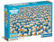 Clementoni 1000-Piece Jigsaw Puzzle Impossible Donald Duck - Compact Box, Poster Included, Adults 14-99, Unisex, Blue, Cardboard, 70 x 50 cm, Character Theme, Expert Level, Made In Italy, 39799
