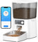 oneisall 3.5L Distributeur Croquettes Chat Automatique, WiFi Intelligent Mangeoire Automatique pour Chats, Contrôle APP, 1-10 Repas par Jour, Distributeur de Nourriture (3.5L WiFi Blanc)