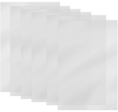 6 Stück FEP Trenn Folie für Harz 3D-Drucker, FEP Folie für ELEGOO Saturn S/Saturn/Mono X 6K / Photon Mono X / M3 / M3 Plus/Sonic Mini 8K / Mighty 4K, 7.1-9.25 Zoll 3D-Drucker, 260x200x0.15mm