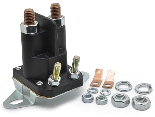 Easyboost relais 4 bornes de démarreur tracteur tondeuse pour Castelgarden GGP 187361100 187361000 Stiga 1134294602 1134296201 pour Honda CG18736100H0 CG18736110H0 CG18736111H0 AYP 109946 146154