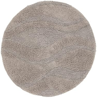 RugVista Breeze Teppich - Grau Teppich Ø 70 Moderner, Rund Teppich