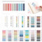 JIANTA 3000 Stück Haftstreifen mit Lineal, kleine Haftnotizen, Index Tabs Buch Marker Tabs, Sticky Notes Aesthetics, transparente Book Tabs für Büro, Schule, Lesen, Highlights