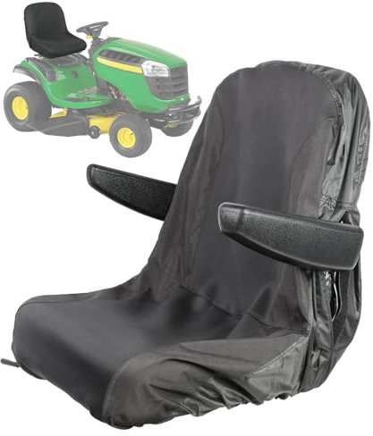 Housse de siège de tondeuse autoportée avec poches Housse de siège de tracteur pour housse de siège de tracteur avec rangement Housse de siège de tracteur pour Kubota Housse de siège de tondeuse à gaz