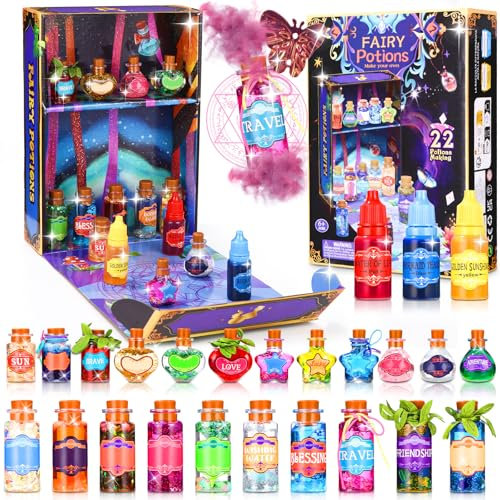 DIY Zaubertränke Kit, Zaubertrank Set Kinder, Zaubermischung Basteln, Kreative Geschenk für Kinder, Handwerk Spielzeug Weihnachten Geburtstag Oster Geschenke für Jungen & MäDchen Alter 6 7 8 9 10+