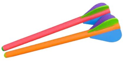 2 Stück weiche Speere für Leichtathletik, Speere für Sportler, tragbar, Spaß beim Werfen, Übungsspeere, Trainingsspeere