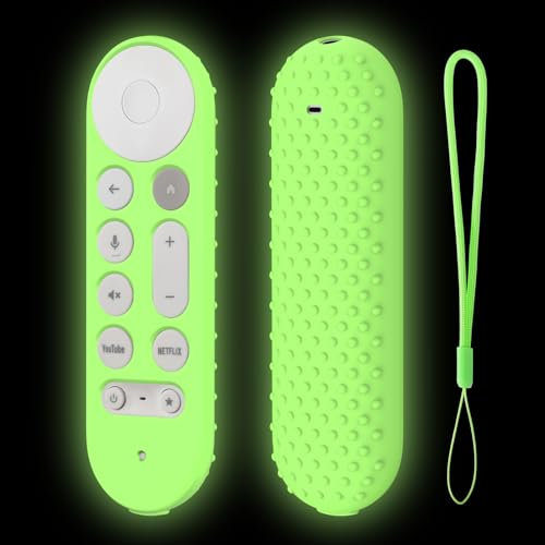TINGYR Funda Compatible con Google TV Streamer 4K 2024, Protección de Ajuste, Anti-Rasguños, Carcasa Compatible con Google TV Streamer 4K 2024.(Verde Luminoso)