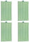 4 Stück Mikrofaser-Wischtuch-Pad, waschbare Reinigungstücher für Vorwerk Tiger Kobold SP600 SP600S MF600 Staubsauger Ersatz