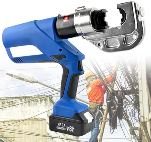 Pince à sertir hydraulique électrique for cosses en cuivre et aluminium de 16 à 300 mm²/400 mm²(400)