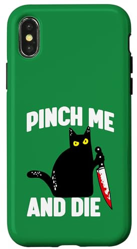 Pinch Me and Die Carcasa para iPhone X/XS