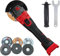 Smerigliatrice angolare a batteria per Milwaukee 18 V, 3 velocità, compatta, 12000 giri/min, con 4 M14 fino a 5/20,3 cm-11 albero nucleare, smerigliatrice a batteria per tagliare, levigare e lucidare