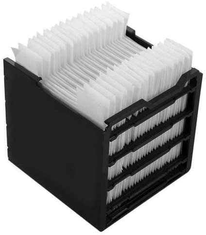USB-Luftkühler-Filter, Ersatzfilter, persönlicher Raumkühler, Ersatzfilter, 12 x 11 x 11 cm, tragbar, sicher, harmlos, Klimaanlagen-Lüfterfilter für Luftbefeuchter, Mini-Klimaanlagen (1 Stück)