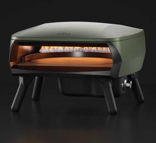 WITT Gas-Pizzaofen Modell Rotante (Schwarz, 13 Zoll klein)