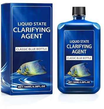Fast-Acting Aquarium Water Clarifier, 2026 Nuovo Antialghe Acquario Dolce Batteri Trattamento per l'acqua, Trattamento Naturale per Acqua Cristallina, Attivatore Batterico Acquario Dolce (1Pcs)