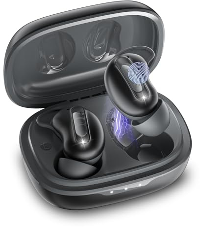 Niderson Bluetooth Kopfhörer, Schlafkopfhörer, In-Ear Kopfhörer Kabellos | Bluetooth 5.4, Hi-Fi Sound mit ANC+ENC 4 Mikrofone 48H Kopfhörer, IPX7 Schlafmodus ohne Warnungen