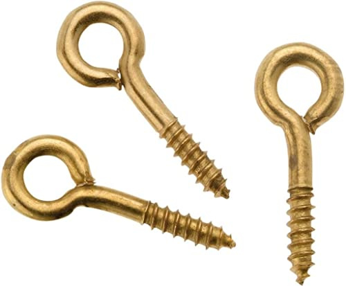 GLOREX Ringschrauben, Messing, Mehrfarbig, 9.5 x 5.5 x 0.5 cm, 1 Einheiten