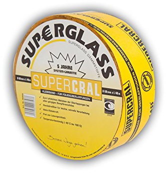 Supercral Klebeband 60 mm x 40 m - Gelb - F. Schünke GmbH