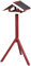 TRIXIE 55806 Natura Futterhaus mit Ständer, Kiefernholz, 46 × 22 × 44 cm/1,15 m, rot/weiß