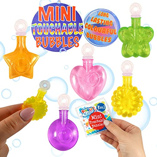 48 Magische Mini Berührbare Kinder Party Beutel Seifenblasen