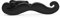 HONEY BEAR Pinces à Cravate Barbe Moustache pour la taille normale/étroite Col Homme Accessoires (Noir 3.8cm)