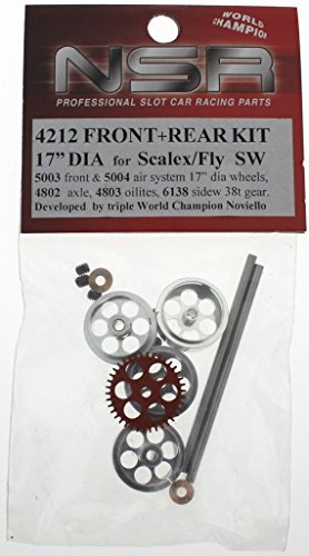 NSR Zubehör 804212 Front + Rear Kit 16 Wheels SW SCX/FLY