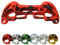 ALPIDEX Trainingsboard Griffbrett 48/32,5 x 20 x 7,5 cm Hangboard Fingerboard Griffboard - rot-meliert