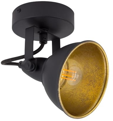 LEDKIA LIGHTING Wandleuchte Ausrichtbar Aluminium 1 Strahler Emer Schwarz Schwarz E14