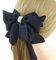 Meilliwish Stoff Perle Wunderschönen Bananen-Haarspange Haarspange für Frauen Mädchen (H77)(Black)