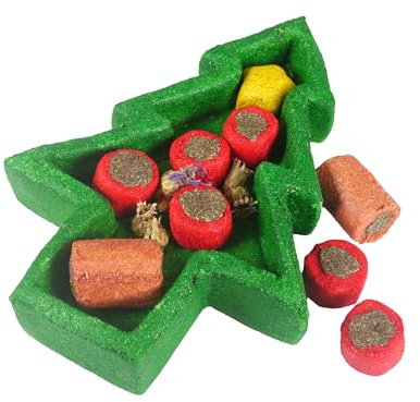 Rosewood Christmas Puzzle Tree Toy for Small Animals, 17 x 13cm