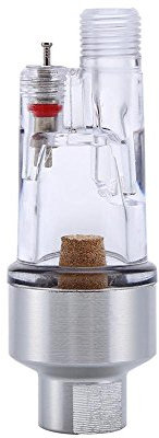 Aerógrafo mini, herramienta de aerografía con filtro de aire y trampa de agua integrada para uso en pintura detallada