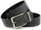 Anthoni Crown Herren Ledergürtel Gürtel, grau, 90