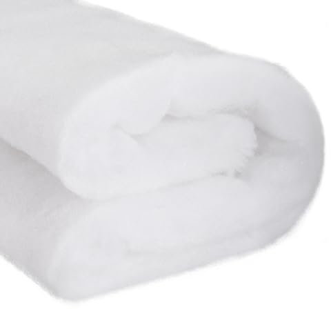 uxcell Speaker Sound-Absorbing Cotton Polyester Fiber Interior Insulation DIY HiFi Replacement 45x100cm White